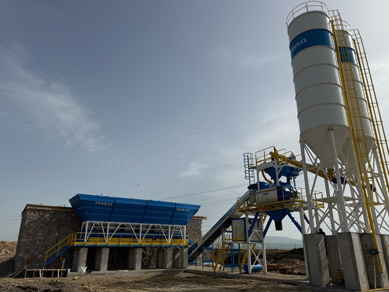 120m³/h Compact Concrete Batching Plant